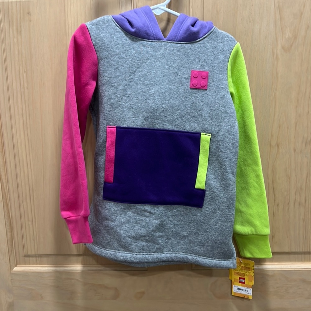 NWT Girls Lego Hoodie size 4 XS